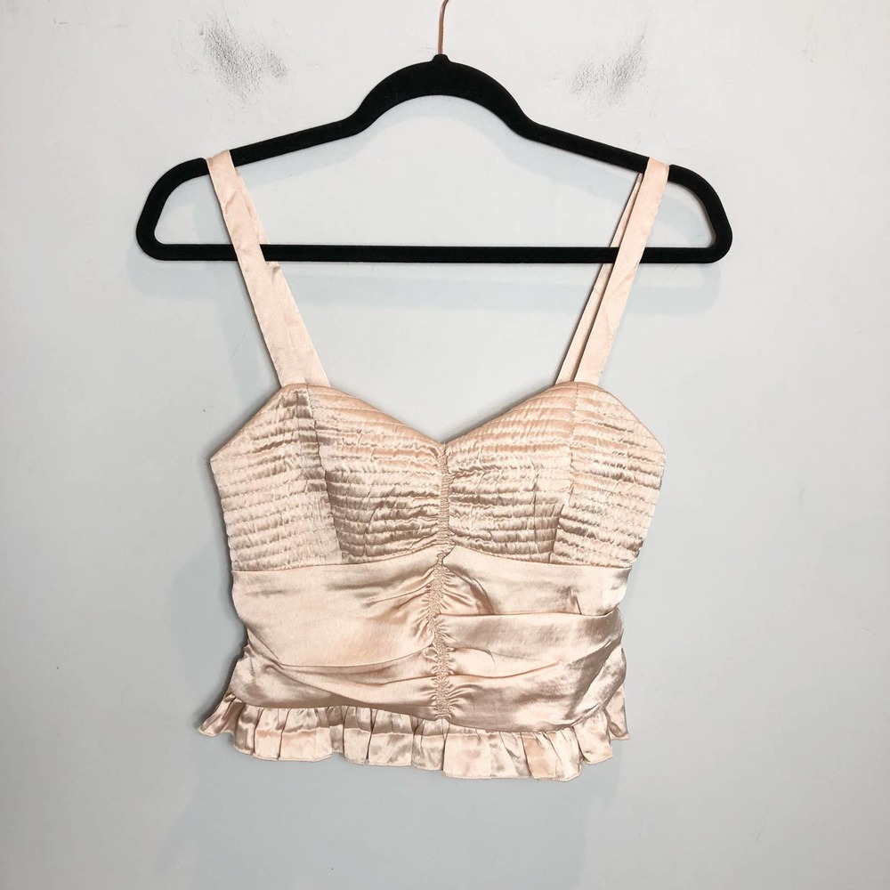 BOG Champagne Bustier Top